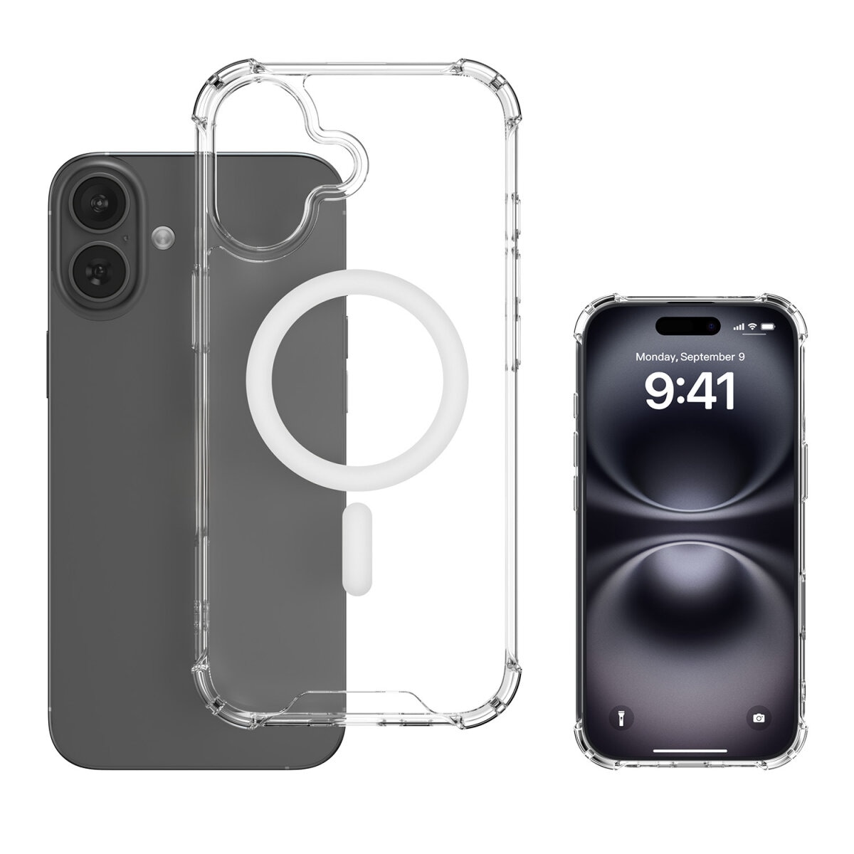 4smarts Hybrid Case Ibiza til Apple iPhone 17 MagSafe-kompatibel