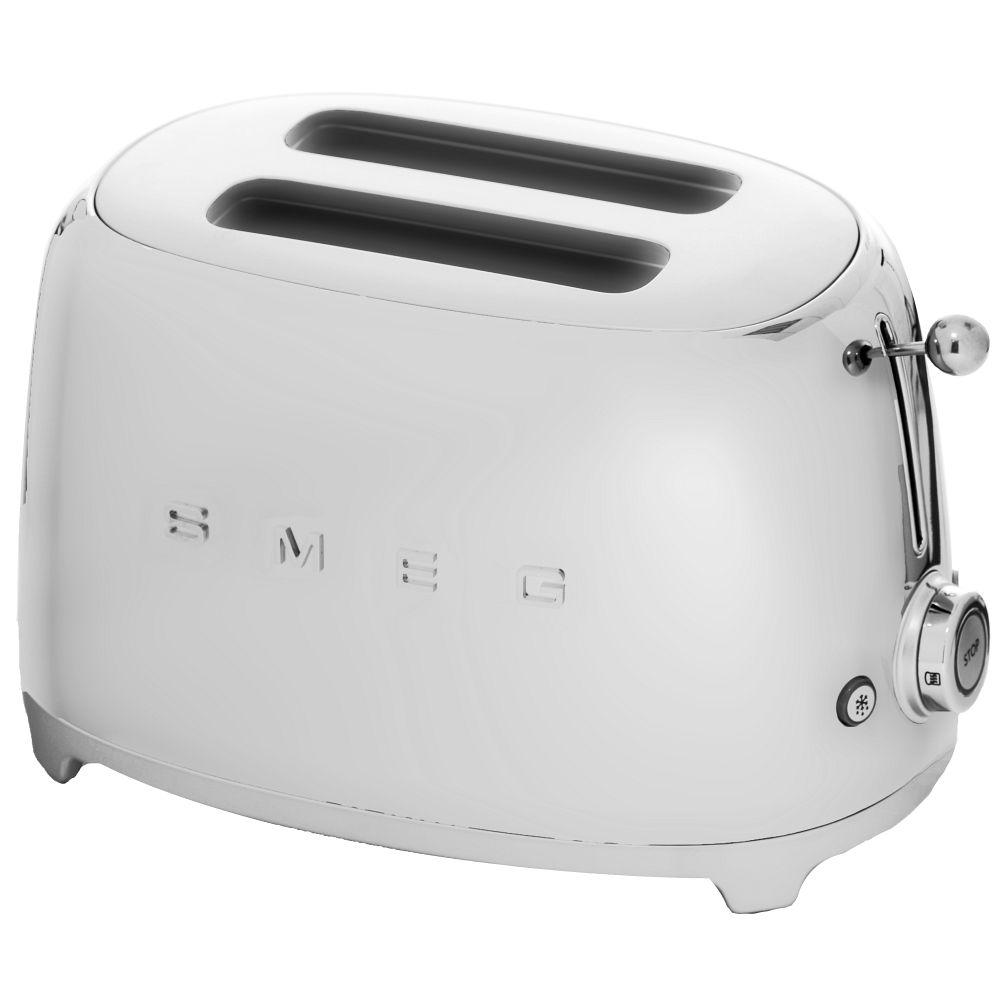 Smeg TSF01SSEU Brødrister 2 skiver krom