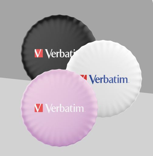 Verbatim My Finder Coin Bluetooth Tracker sort/hvid/pink (pakke med 3)