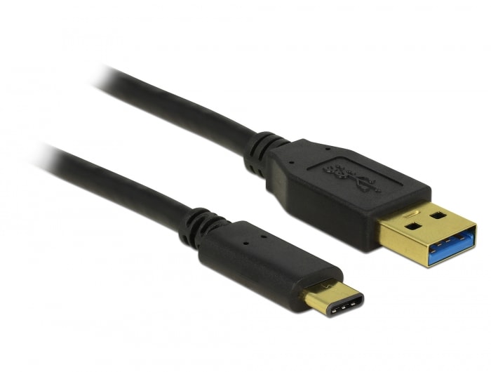 Delock USB-kabel USB 3.2 Gen 2 Type-A til USB Type-C, 1 m