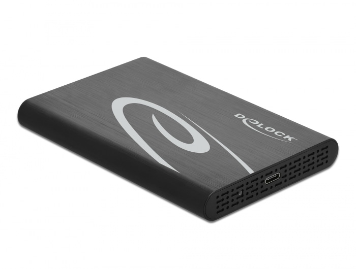 "Delock eksternt kabinet til 2,5"" SATA HDD/SSD med SuperSpeed USB 10 Gbps"