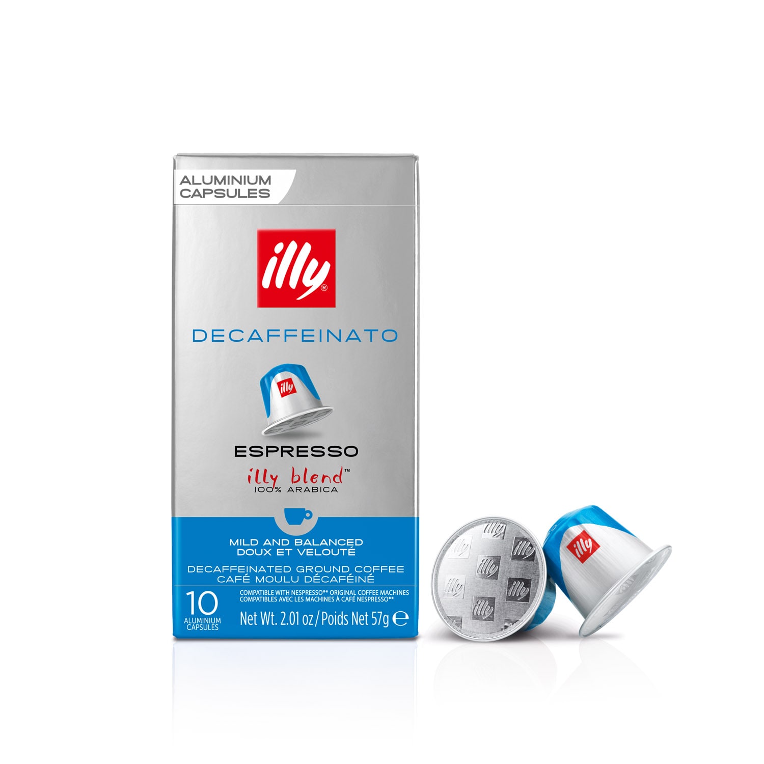 illy kapsler koffeinfri 10 stk