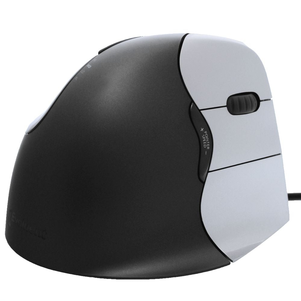 Evoluent VM4R, ergonomisk lodret USB-mus, højrehåndet
