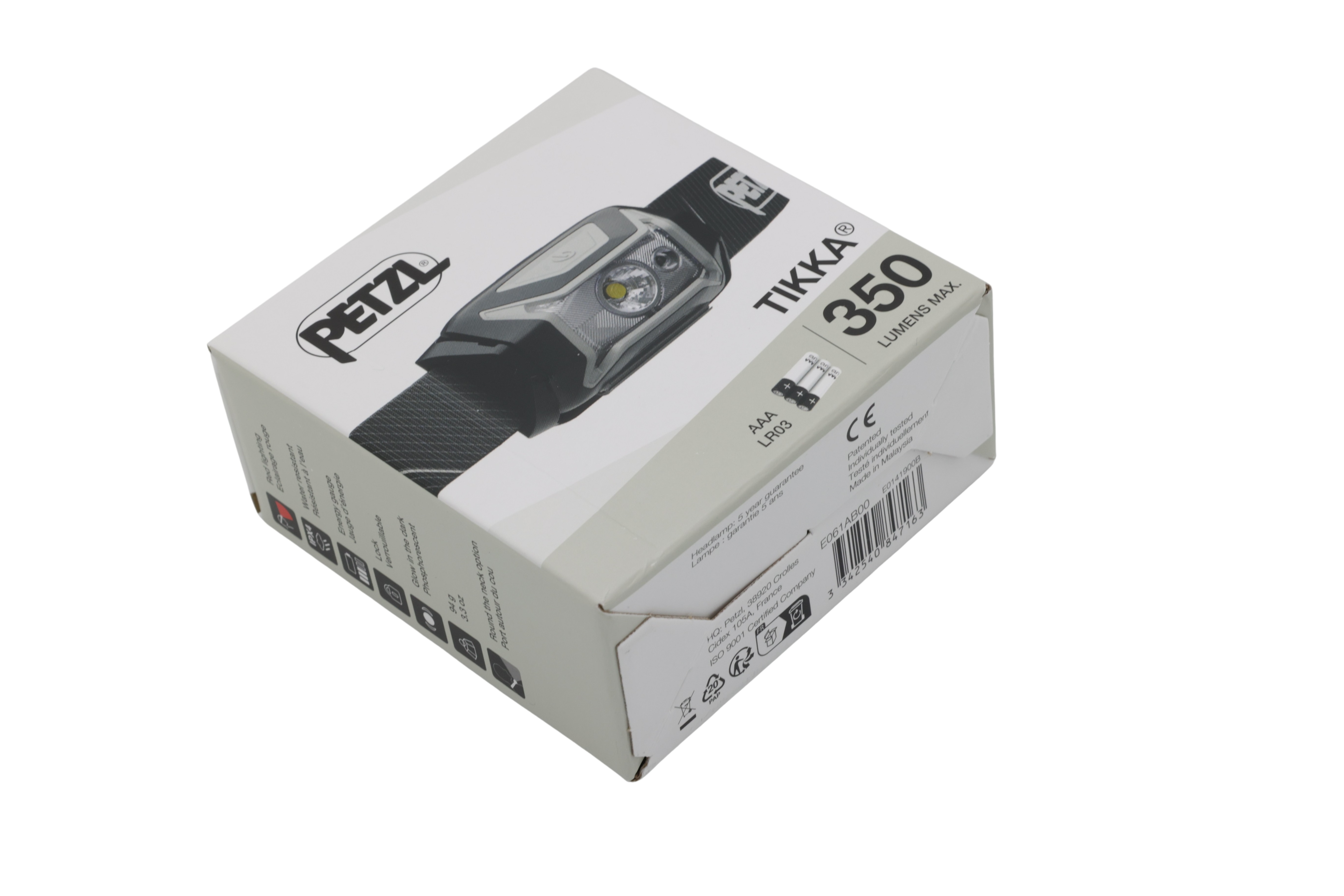 Petzl E061AB00 Tikka-lampe Sort