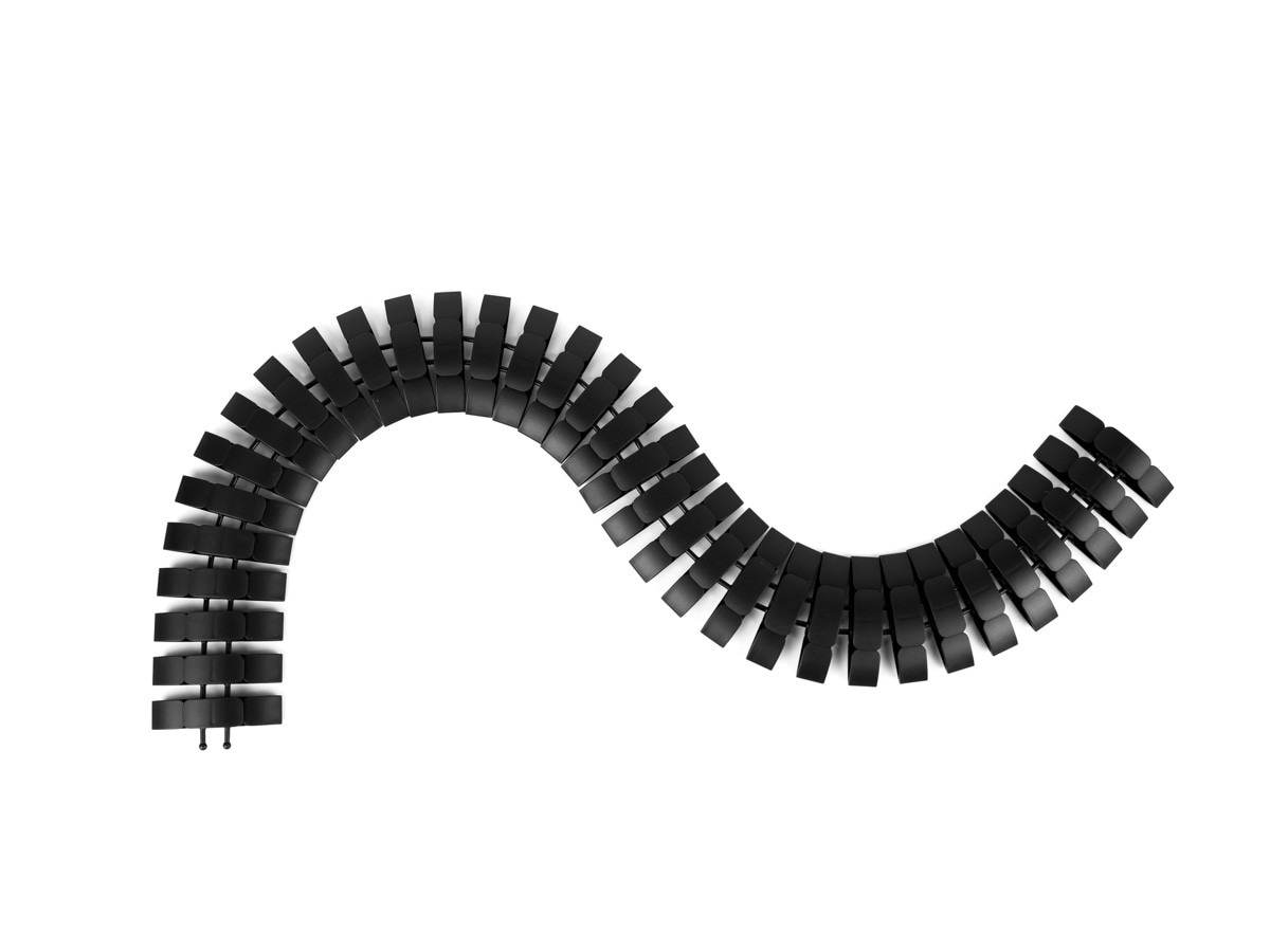 Bachmann kabelslange PRO, kabelstyringssystem, sort, 1,0 m