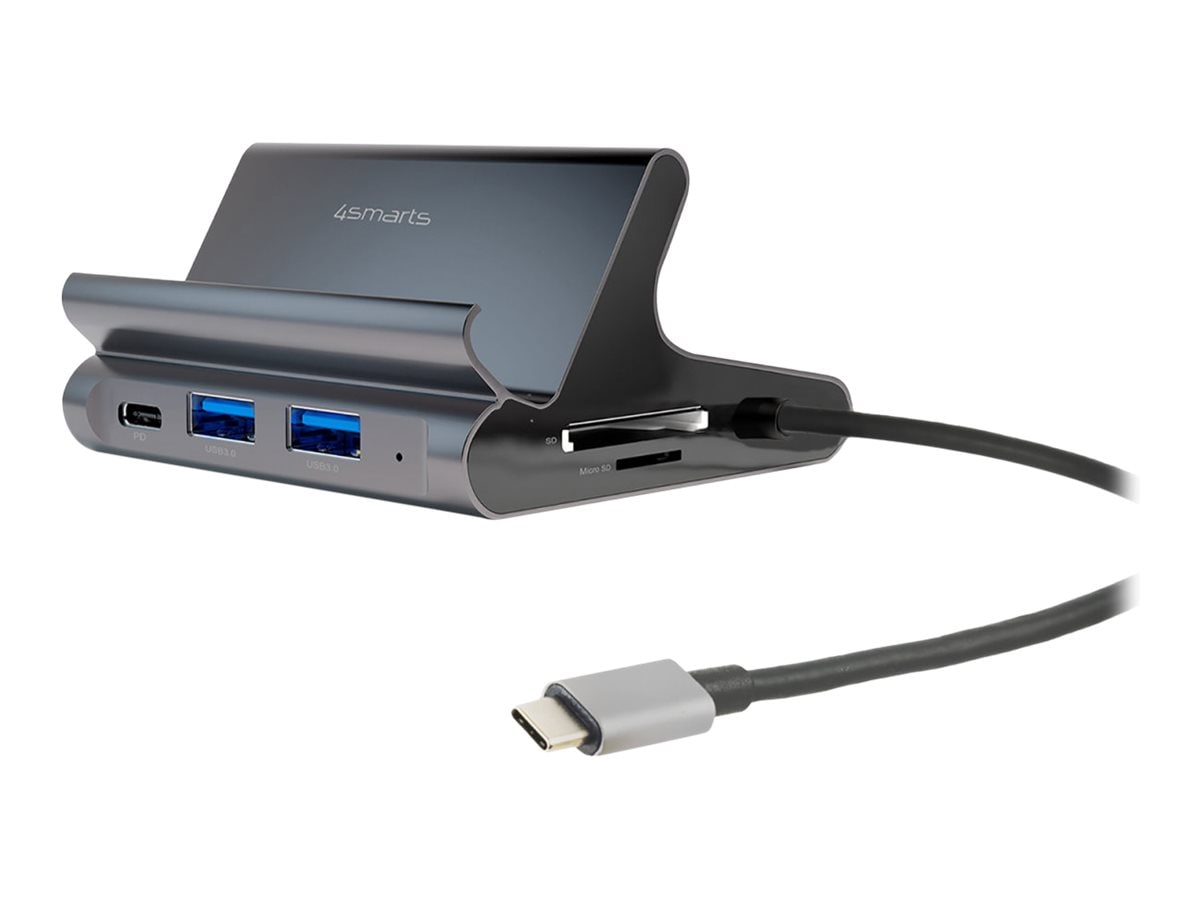 4smarts 7in1 Hub Universal Tablet and Phone Stand plus DeX mode grå