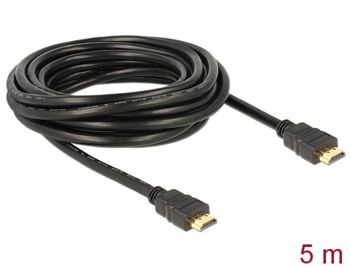 Delock HDMI-kabel HDMI-A han til HDMI-A han 4K 5 m