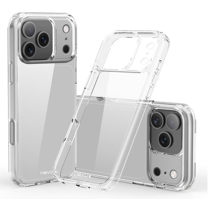 Nevox StyleShell Flex - iPhone 17 Pro Max , gennemsigtig