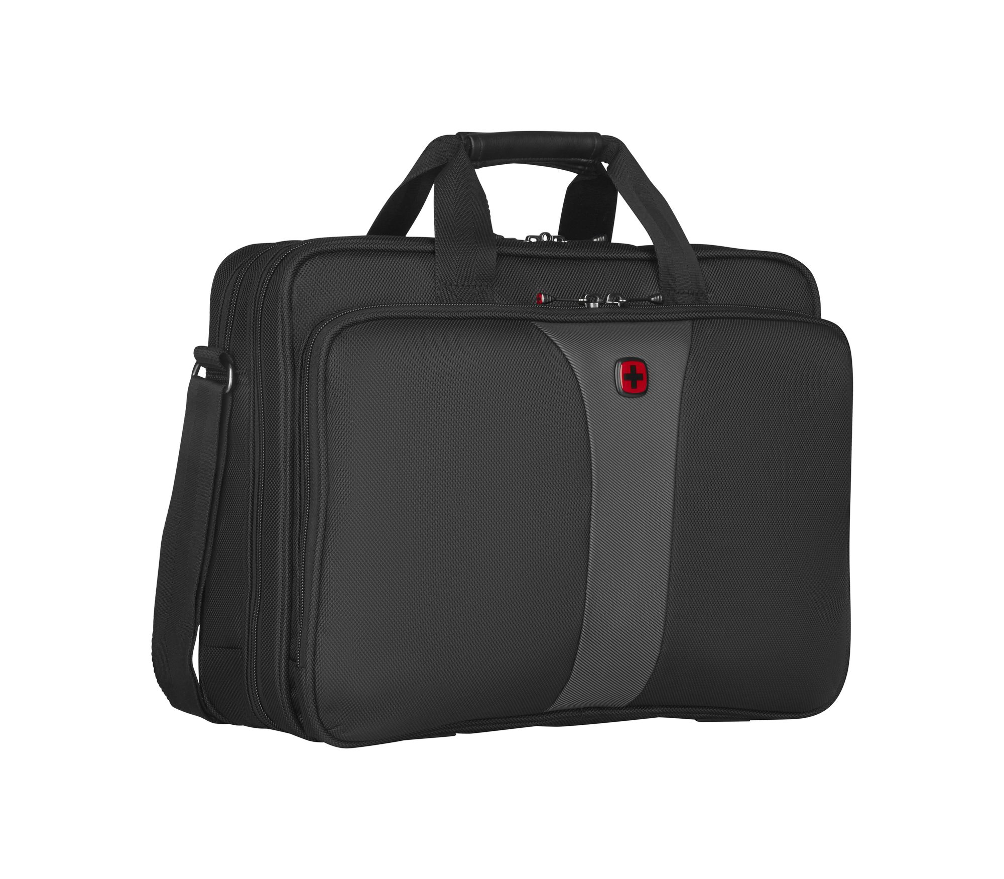 Wenger Legacy 16 – 16-tommer laptop-taske med dobbelt sidepanel – sort