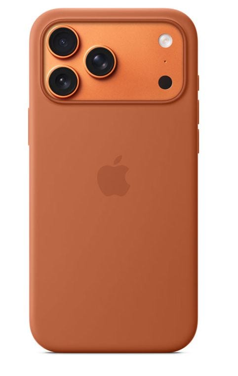 Apple iPhone 17 Pro Max silikoneetui med MagSafe (terracotta)