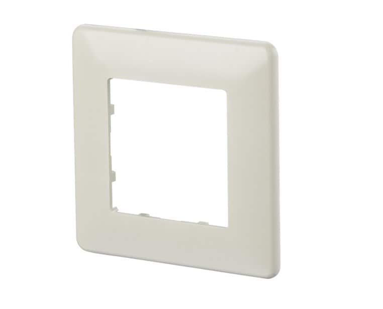 METZ CONNECT dækplade 80 x 80 mm, ren hvid, modulopbygget