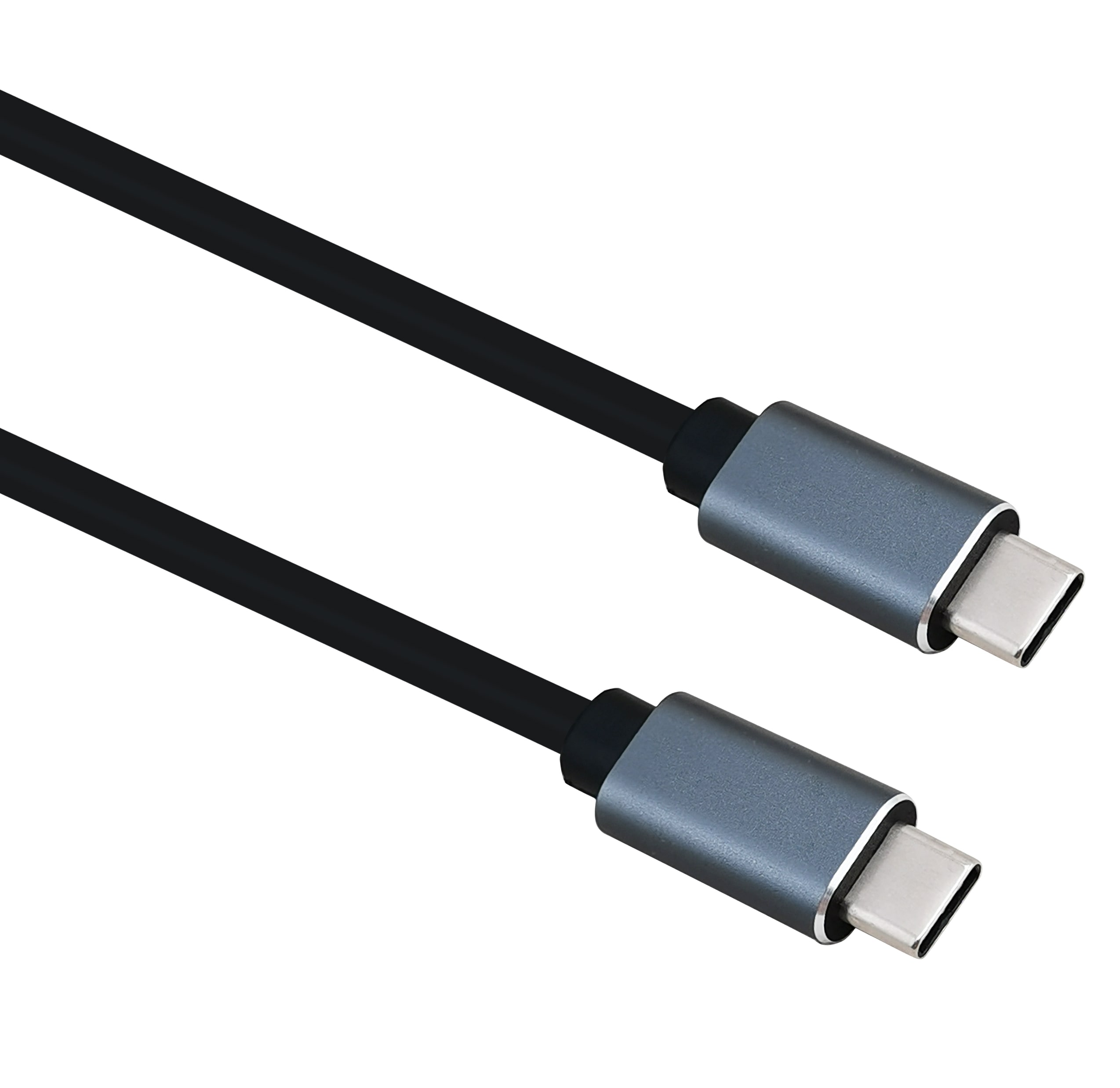 helos tilslutningskabel, USB 3.2 Type-C stik/jack, PREMIUM, 2,0 m, sort