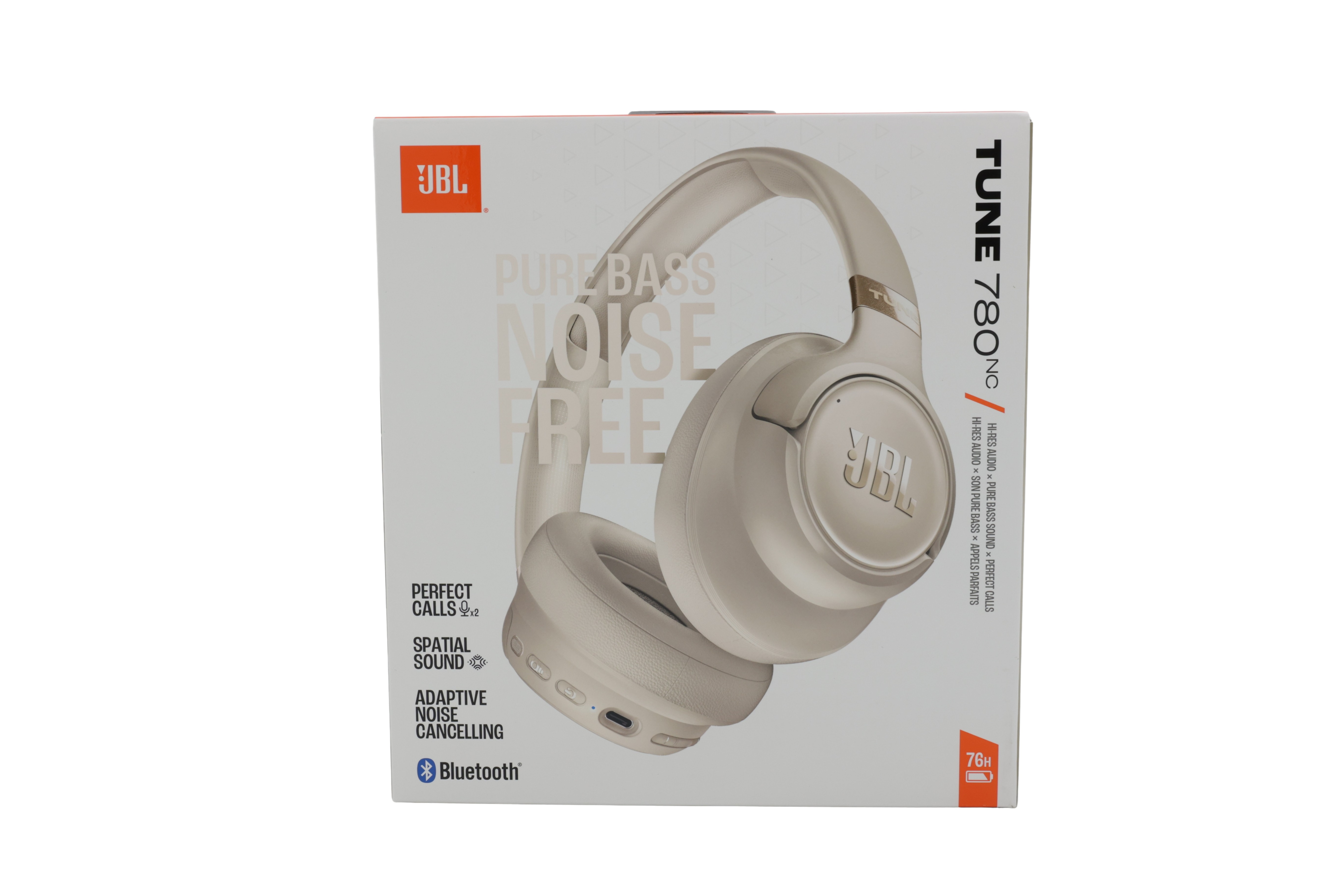 JBL JBLT780NCBEG Tune 780 hovedtelefoner, mokka