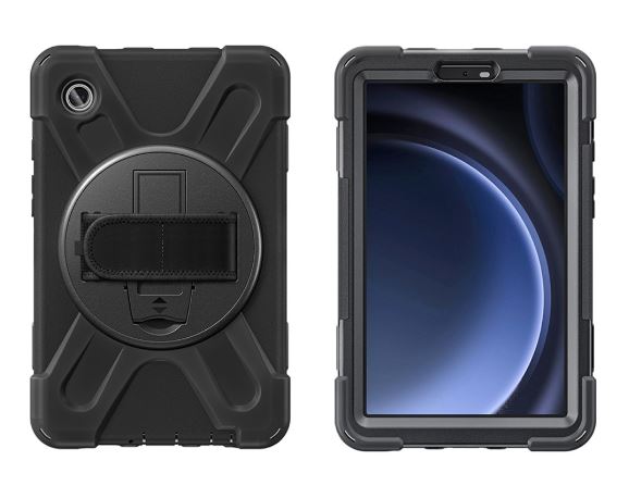 4smarts robust etui med greb til Samsung Galaxy Tab A9