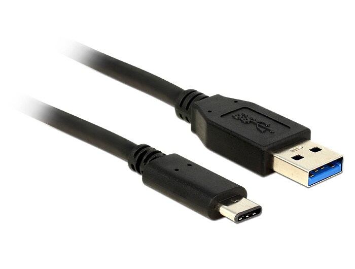 Delock USB-kabel USB 3.1 USB-A han til USB Type-C, 0,5 m