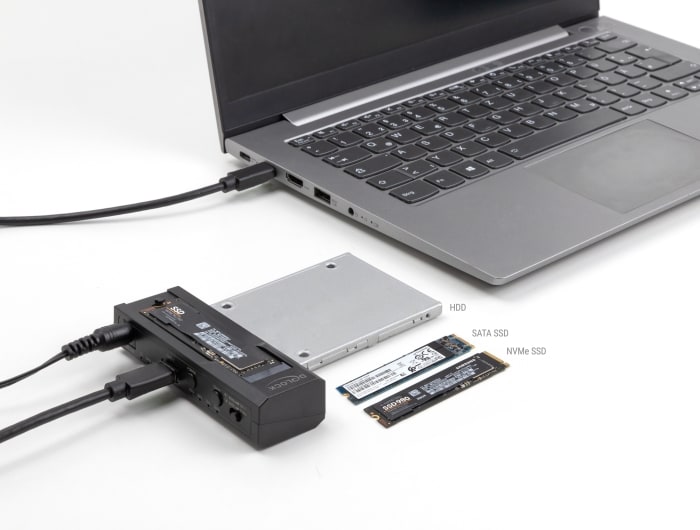 Delock USB Type-C-konverter til 1 x M.2 NVMe SSD