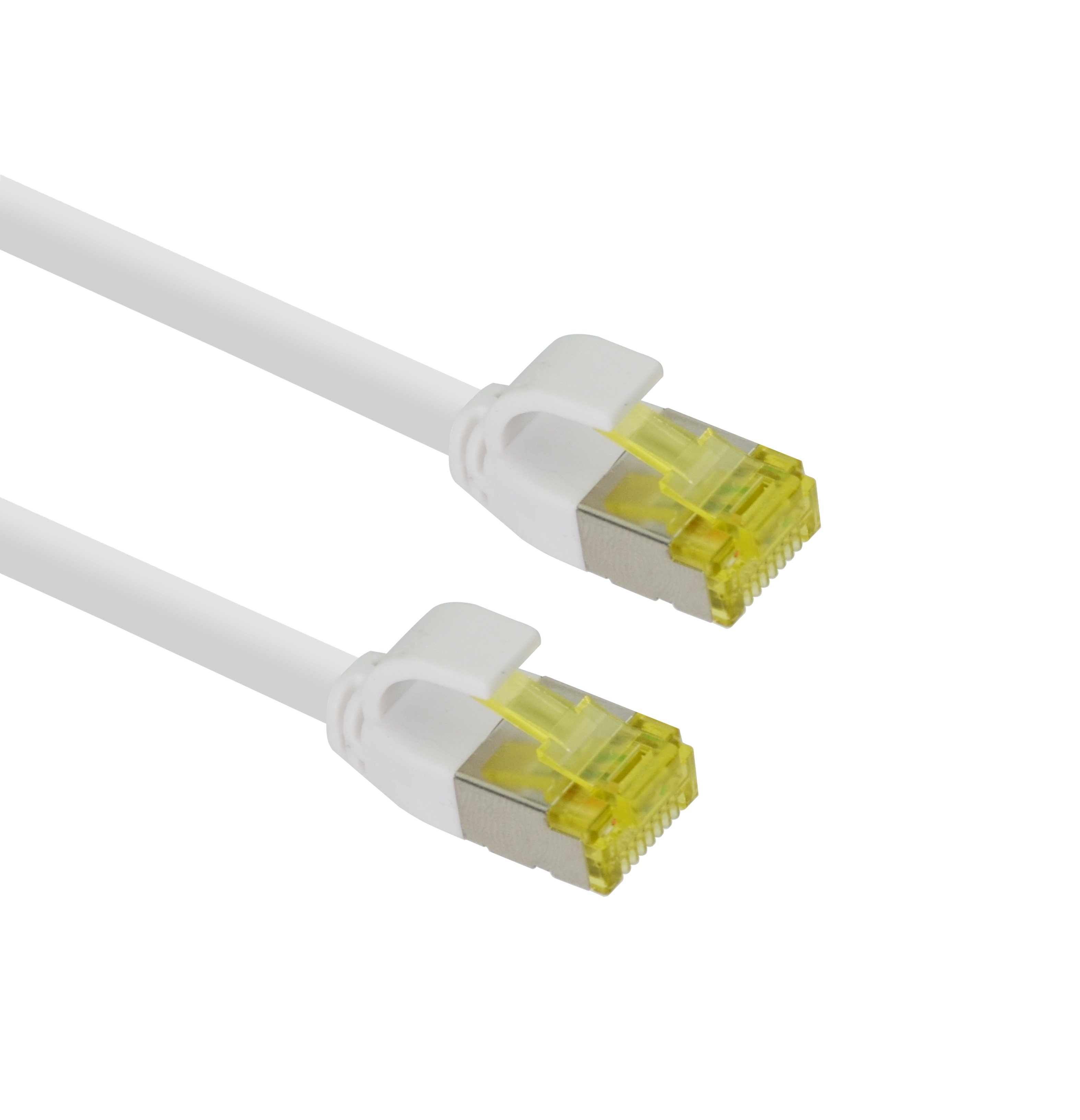 helos patchkabel Cat 6a Ultraslim S/FTP RJ45 hvid 5m AWG28/7 LSZH GHMT