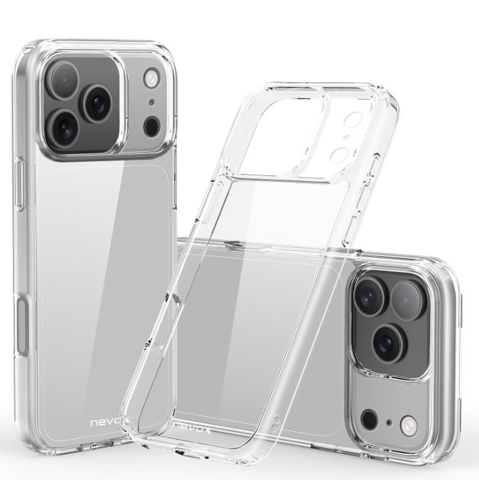 Nevox StyleShell Flex - iPhone 17 Pro , gennemsigtig