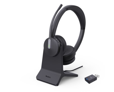 Yealink WH64 Hybrid Dual Teams med opladningsstativ DECT-headset