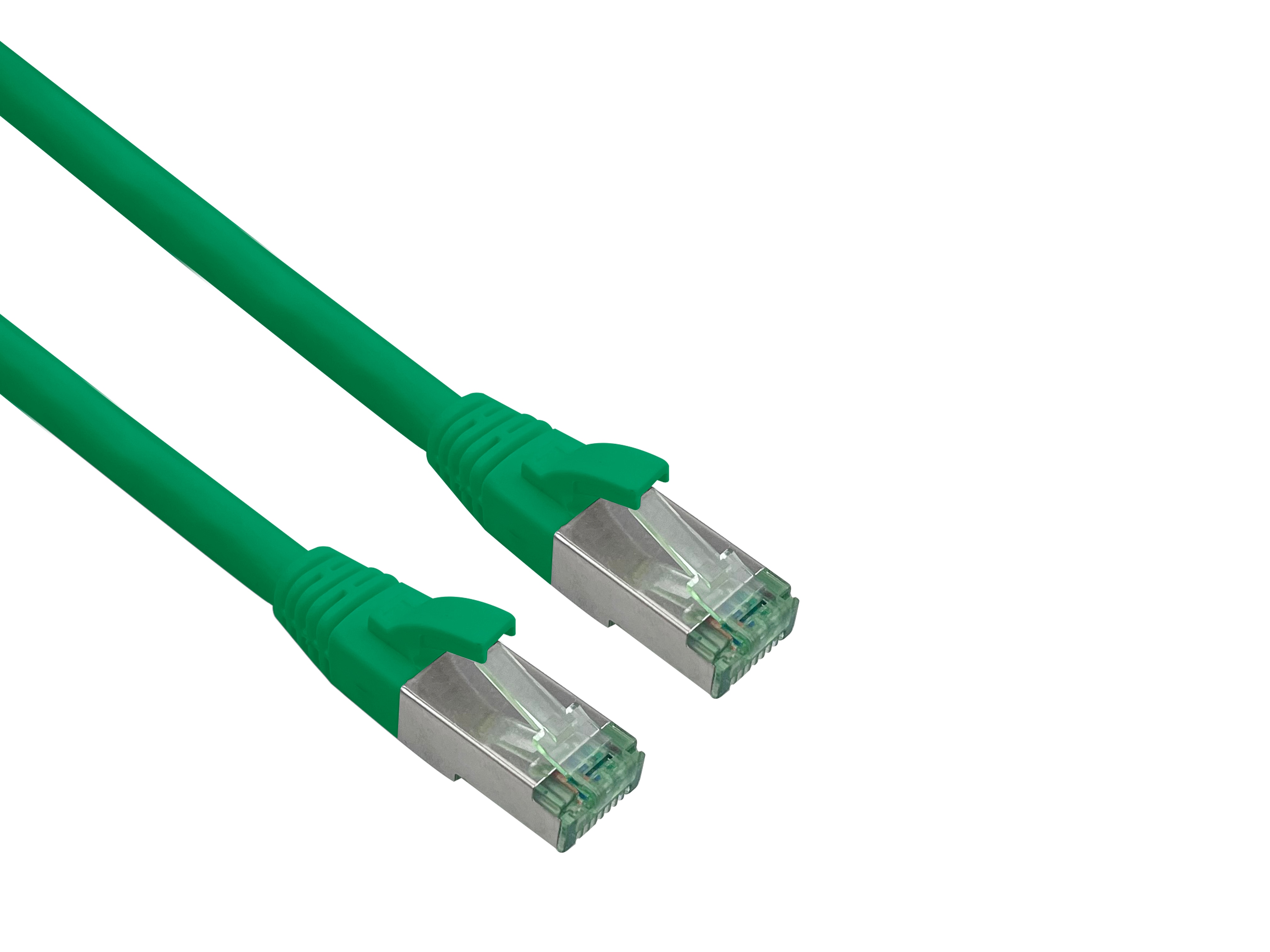 helos patchkabel Cat 6a Superflex S/FTP Cat 7 råkabel grøn 7,5 m AWG26/7 GHMT