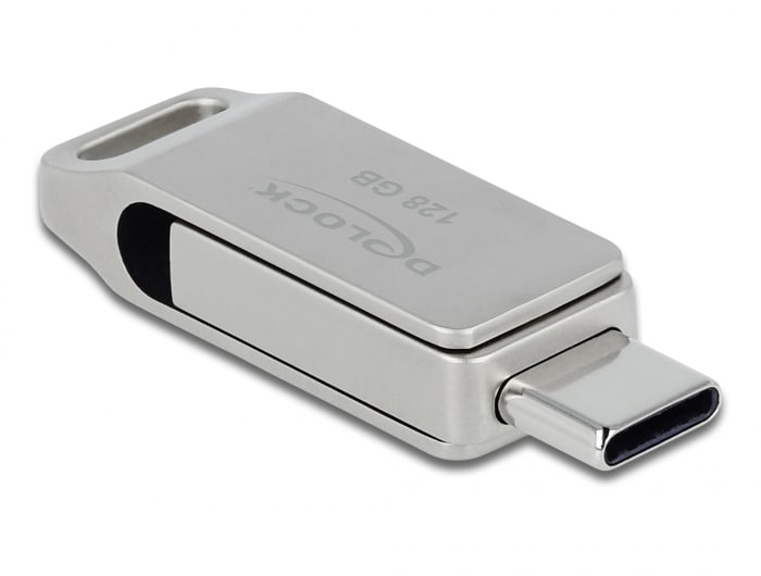 Delock USB 3.2 Gen 1 USB-C Type-A memory stick 128 GB - metalhus
