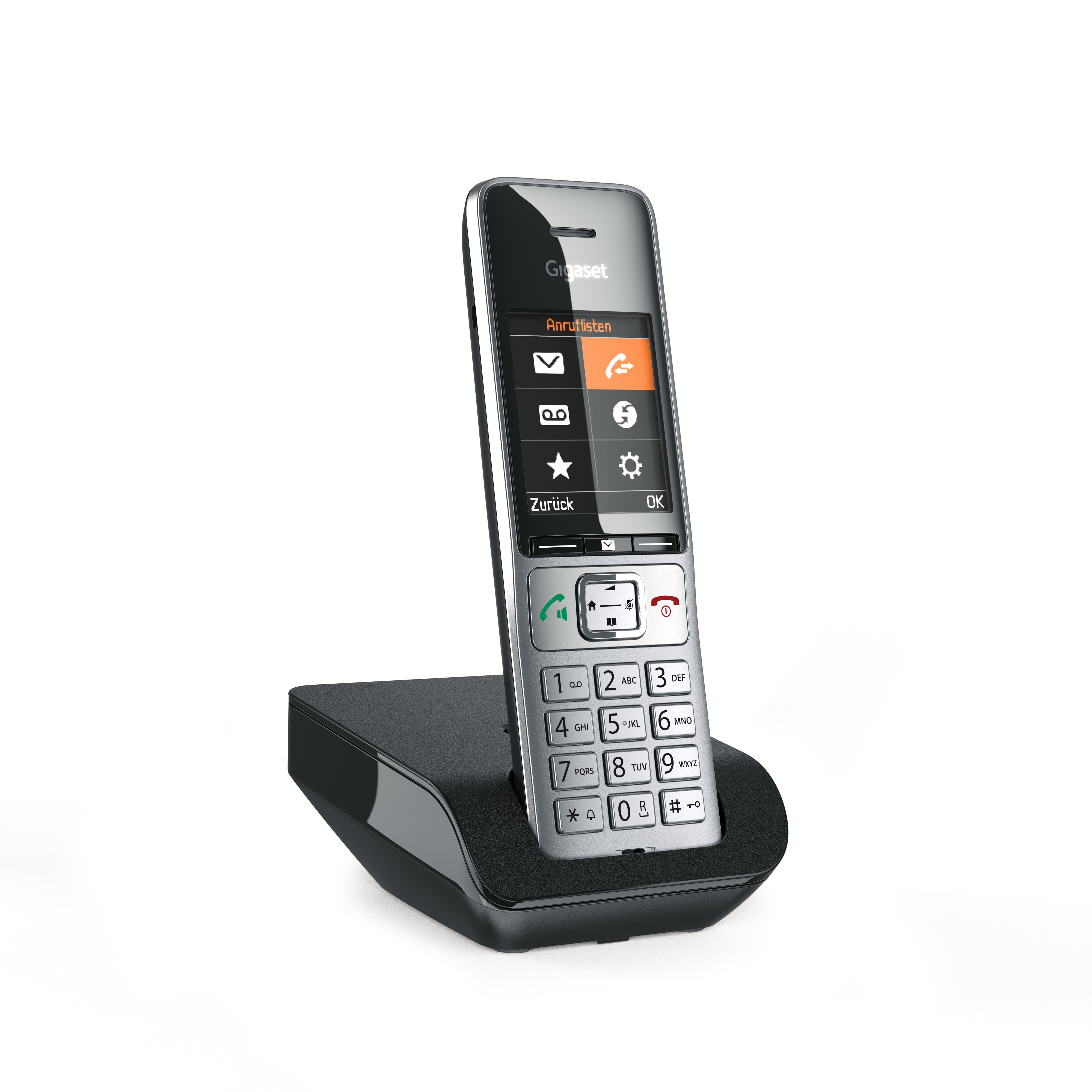 Gigaset Comfort 500 sølv sort