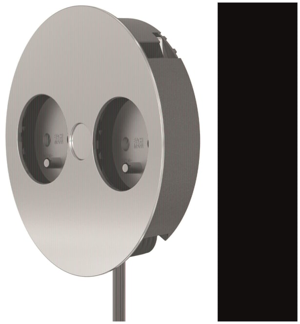 Bachmann TWIST 2xUTE 2,0 m AEH-optik i rustfrit stål