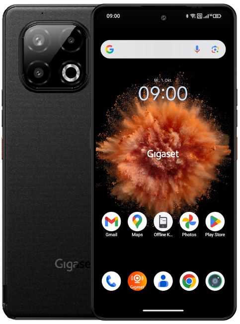 Gigaset GS6 Smartphone Titanium Sort