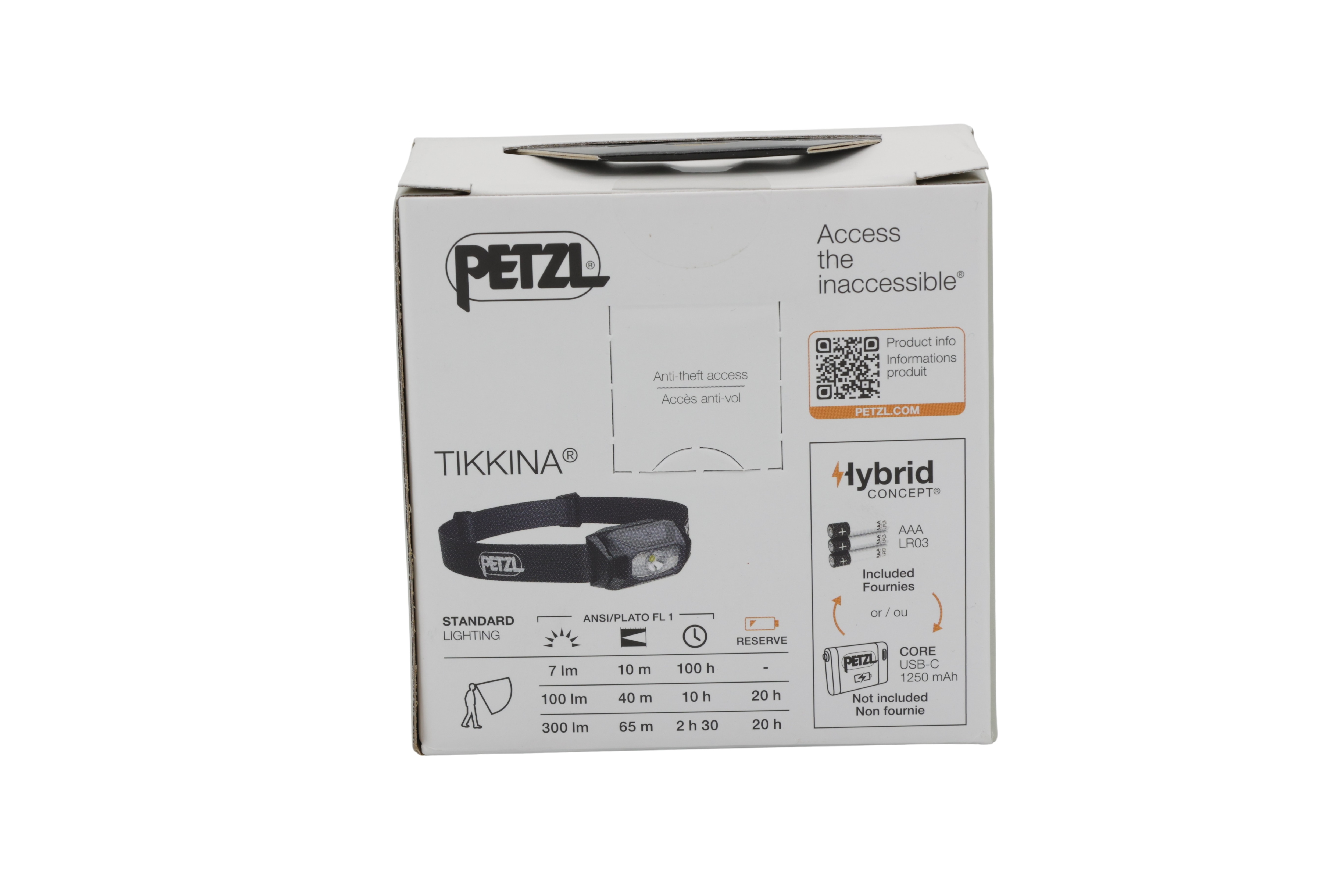 Petzl E060AB00 TIKKINA kompakt pandelampe sort