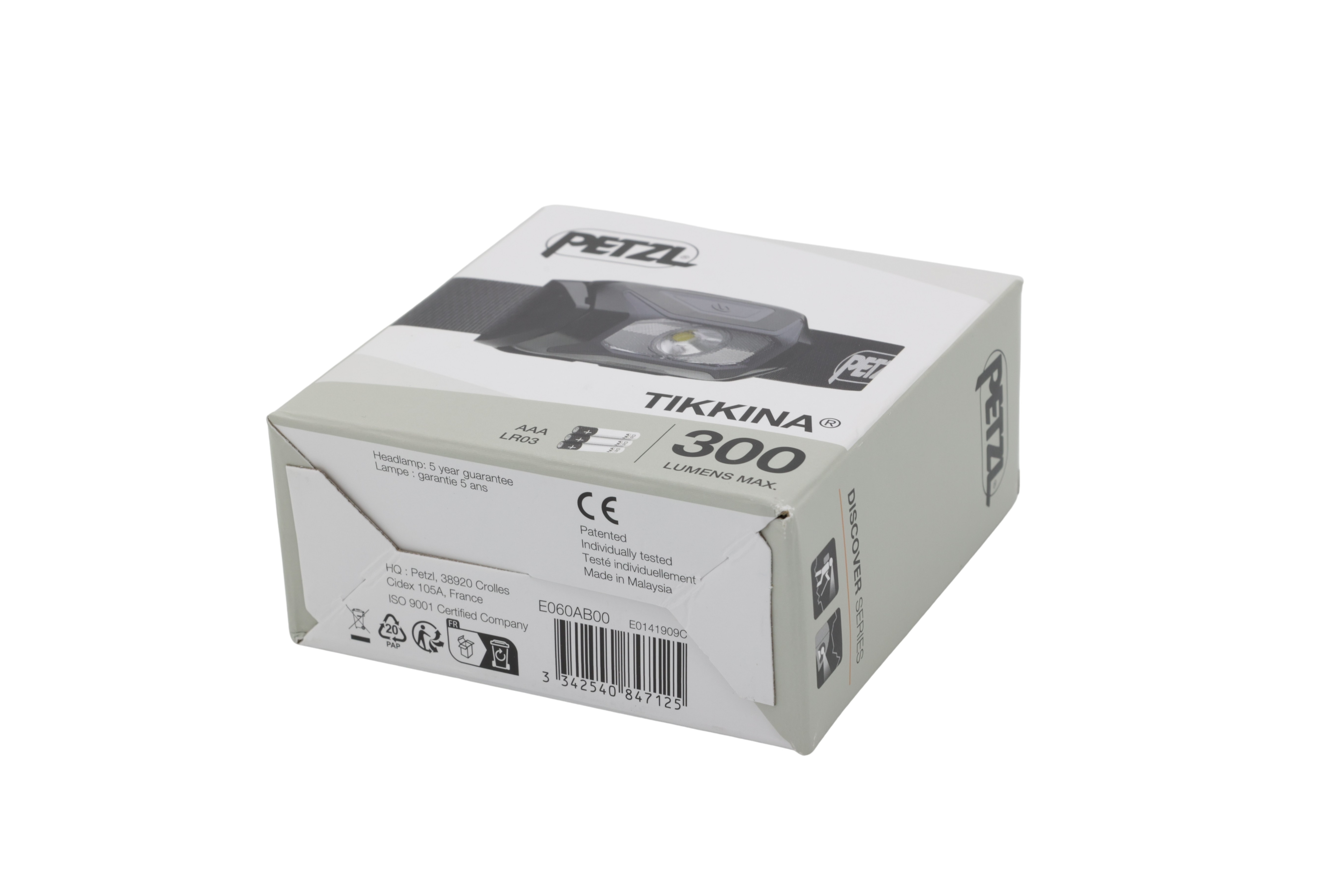 Petzl E060AB00 TIKKINA kompakt pandelampe sort