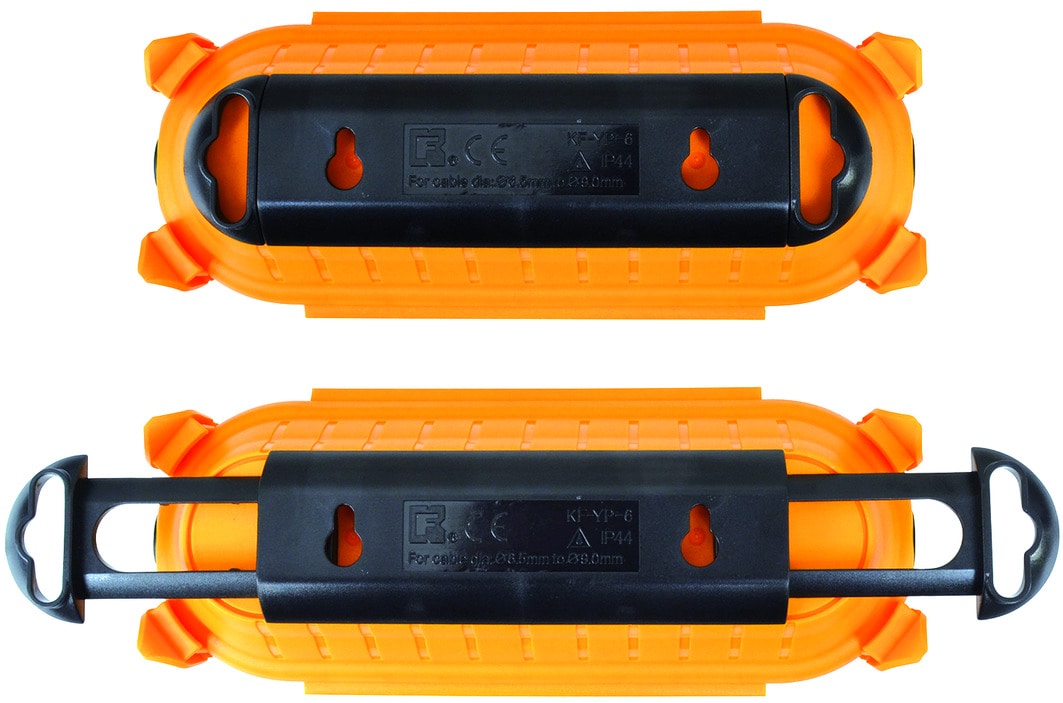 Brennenstuhl Safe-Box BIG IP 44, beskyttelse af kabeltilslutning, gul