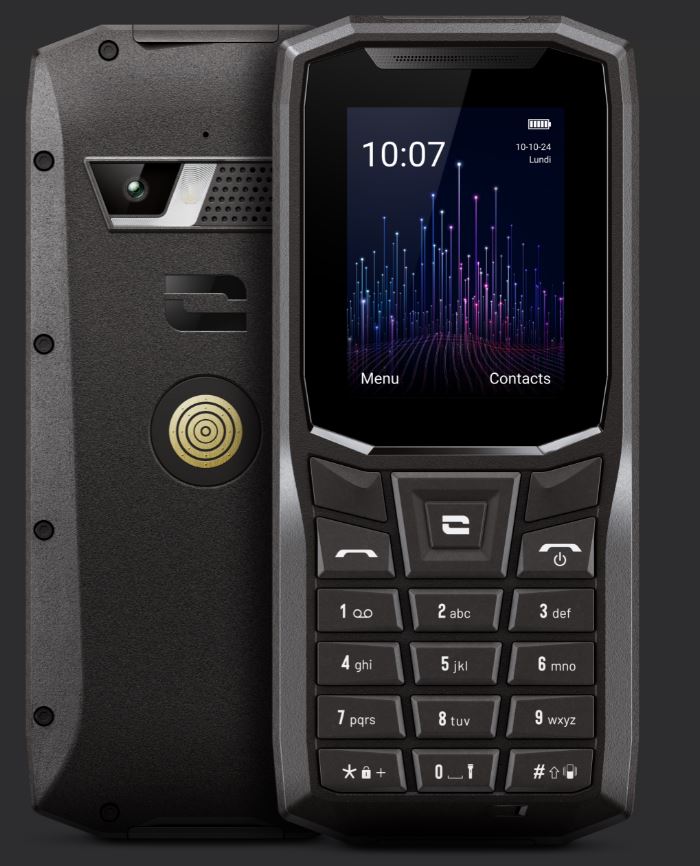 Crosscall Core-S5, Funktionstelefon, 128GB sort, Udendørs