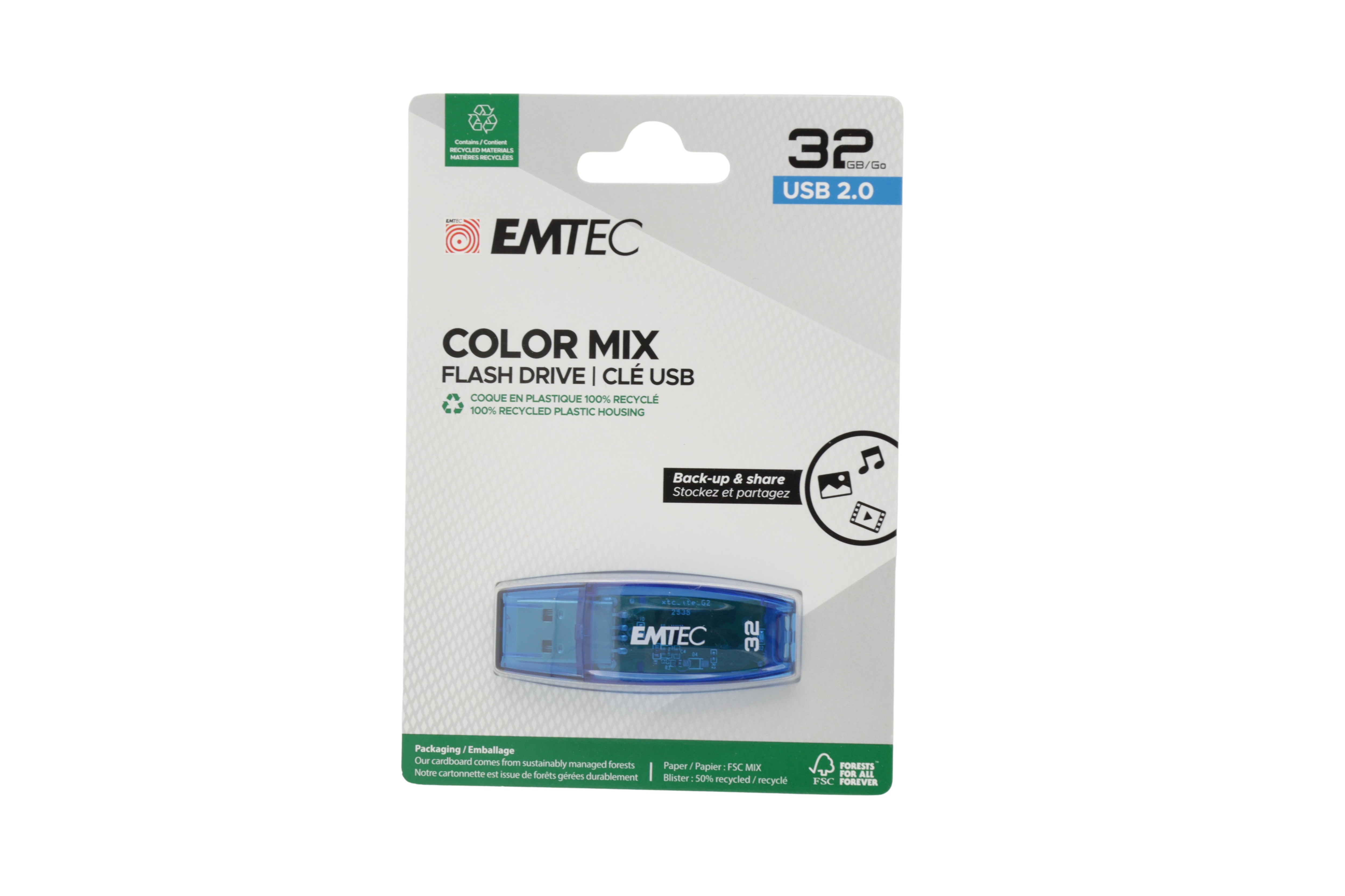 Emtec USB2.0 C410 32GB Blå