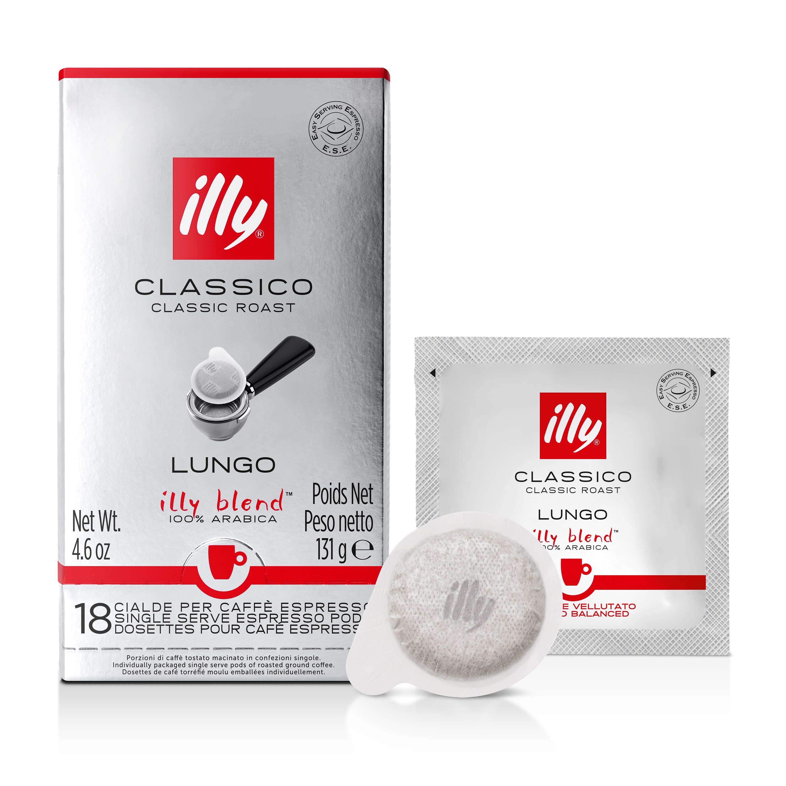 illy ESE-Pads Classico Lungo 18 stk