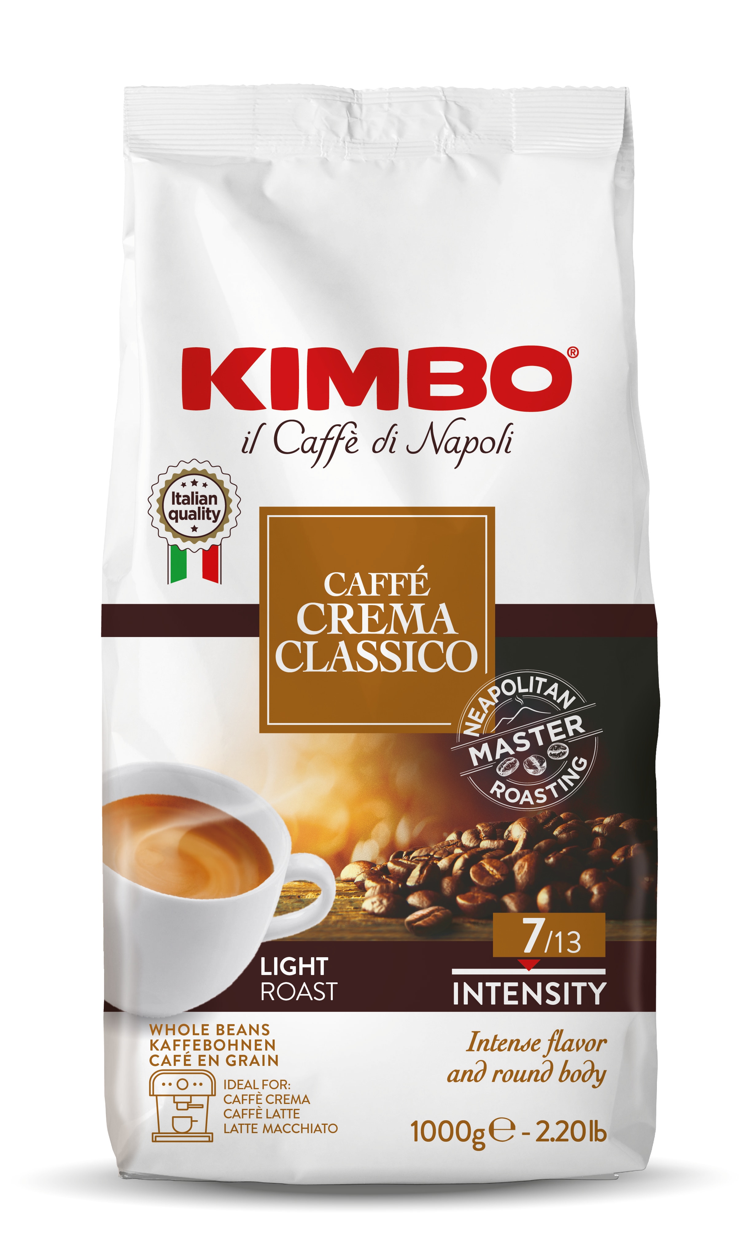 Kimbo Caffe Crema Classico 1 kg bønner