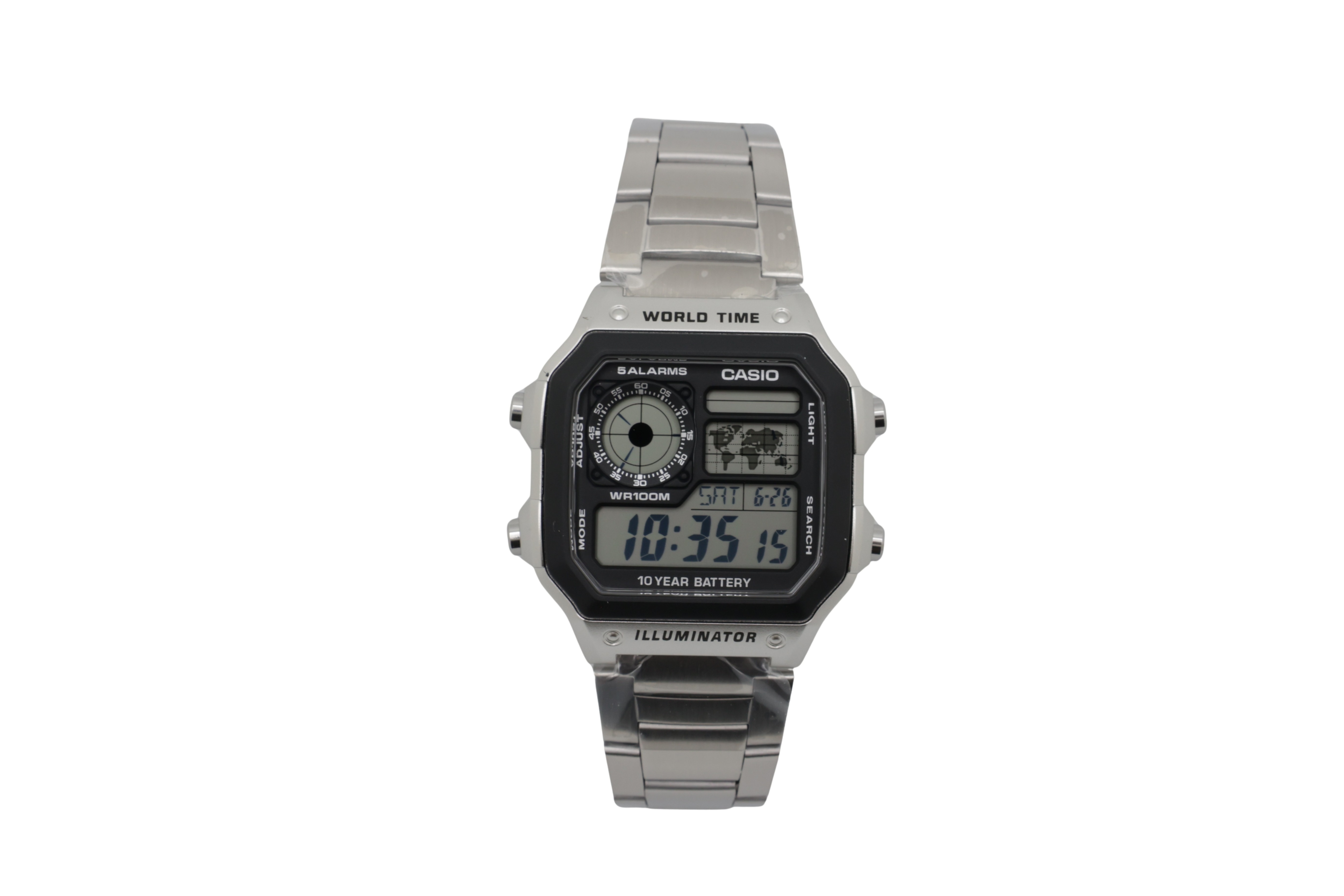 CASIO AE-1200WHD-1AVEF World Time Illuminator herreur