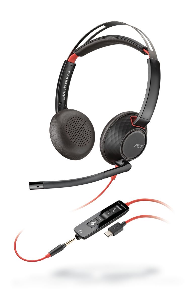 Poly Blackwire C5220 USB-C/A og 3,5 mm stereo