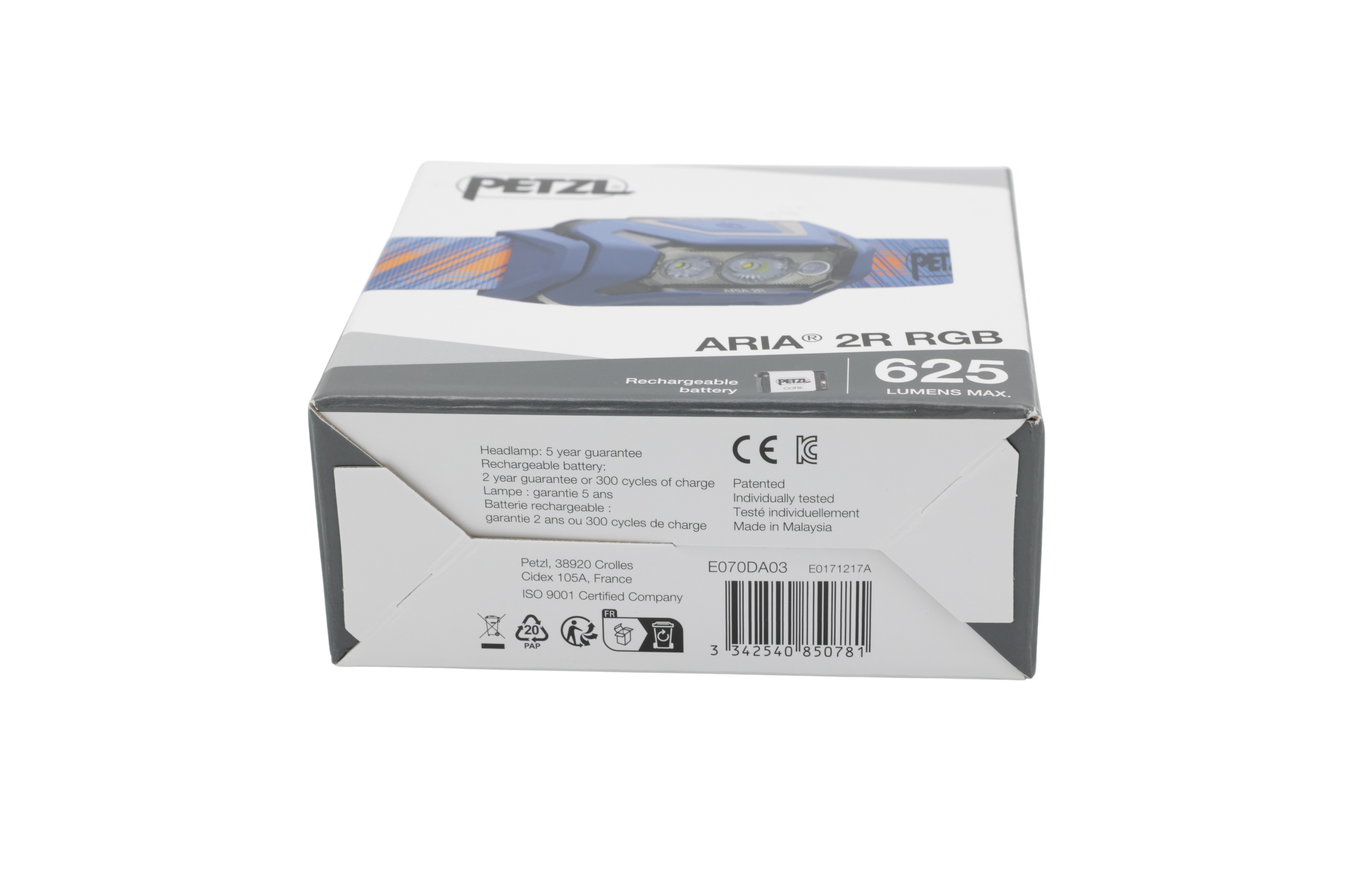 Petzl E070DA03 Forlygte ARIA 2R RGB blå