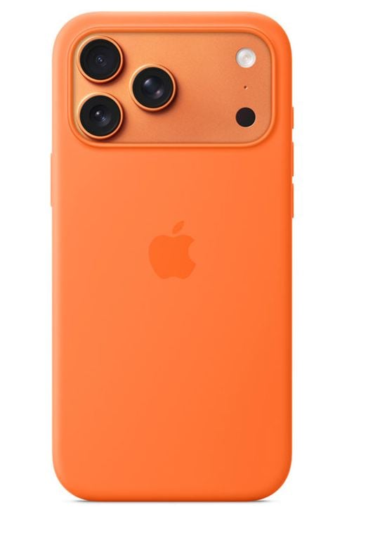 Apple iPhone 17 Pro Max silikoneetui med MagSafe (orange)