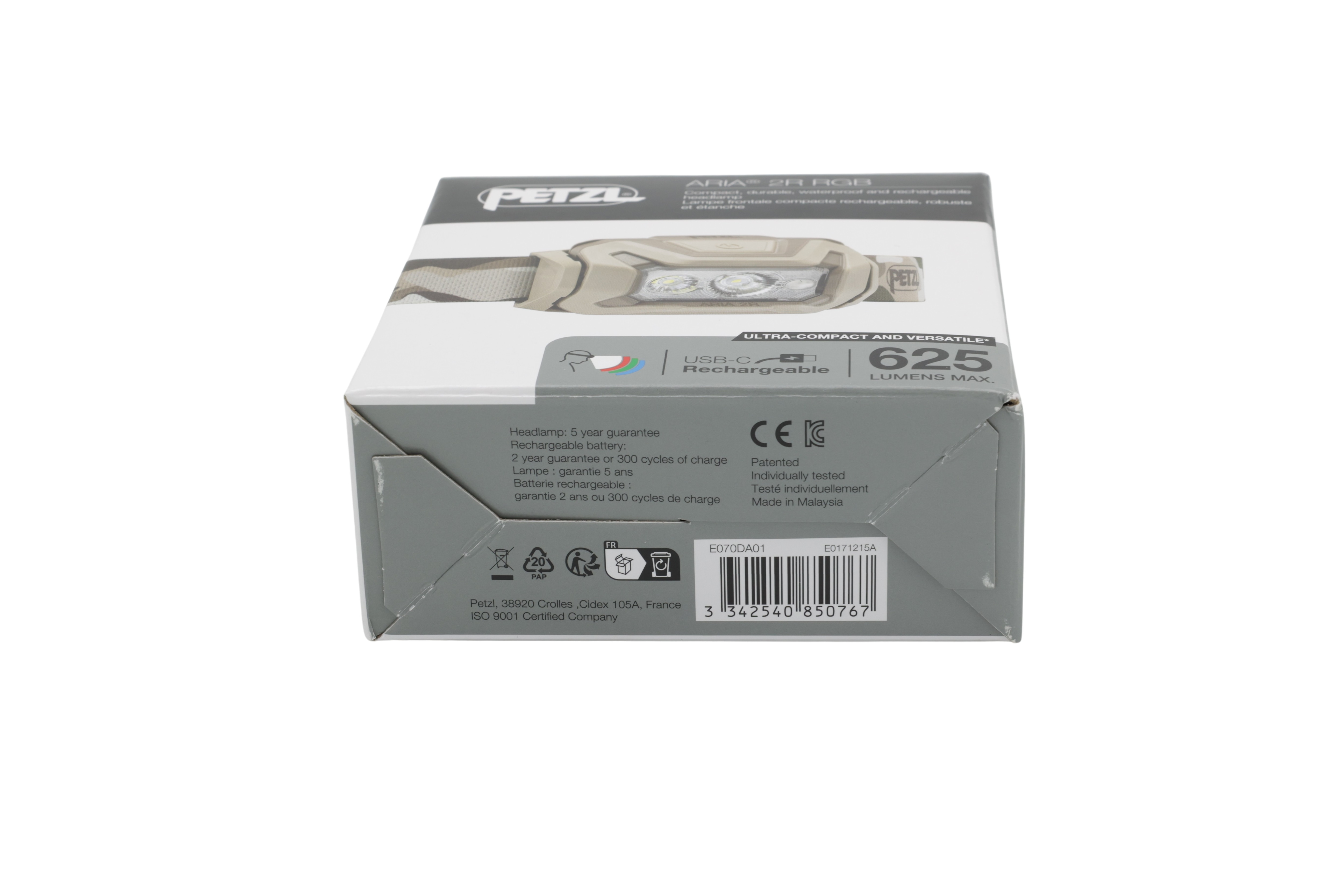 Petzl E070DA01 Forlygte ARIA 2R RGB camo