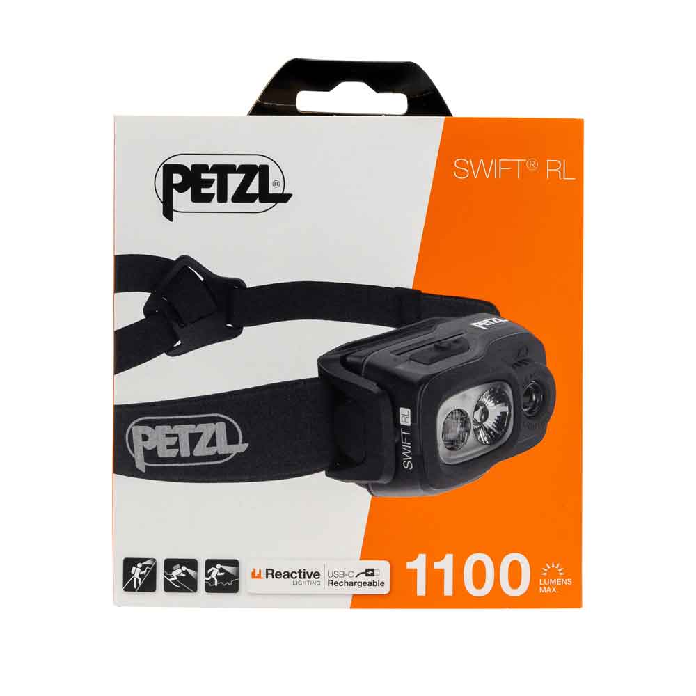 Petzl E095BB00 SWIFT RL Forlygte, sort
