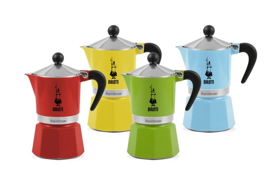 Bialetti Espressomaskine Rainbow 6 kopper lyseblå
