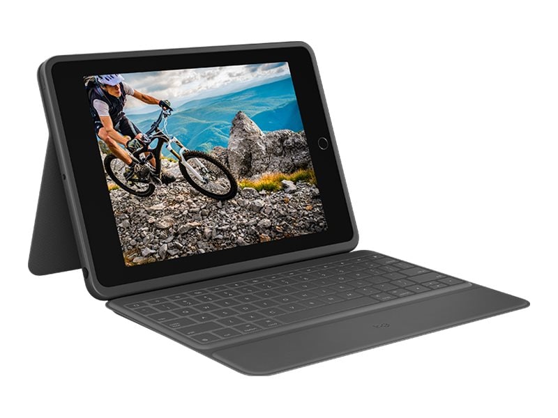 "Logitech Robust Folio Keyboard Case til iPad 10,2"" (7., 8. og 9. generation) - Graphite"