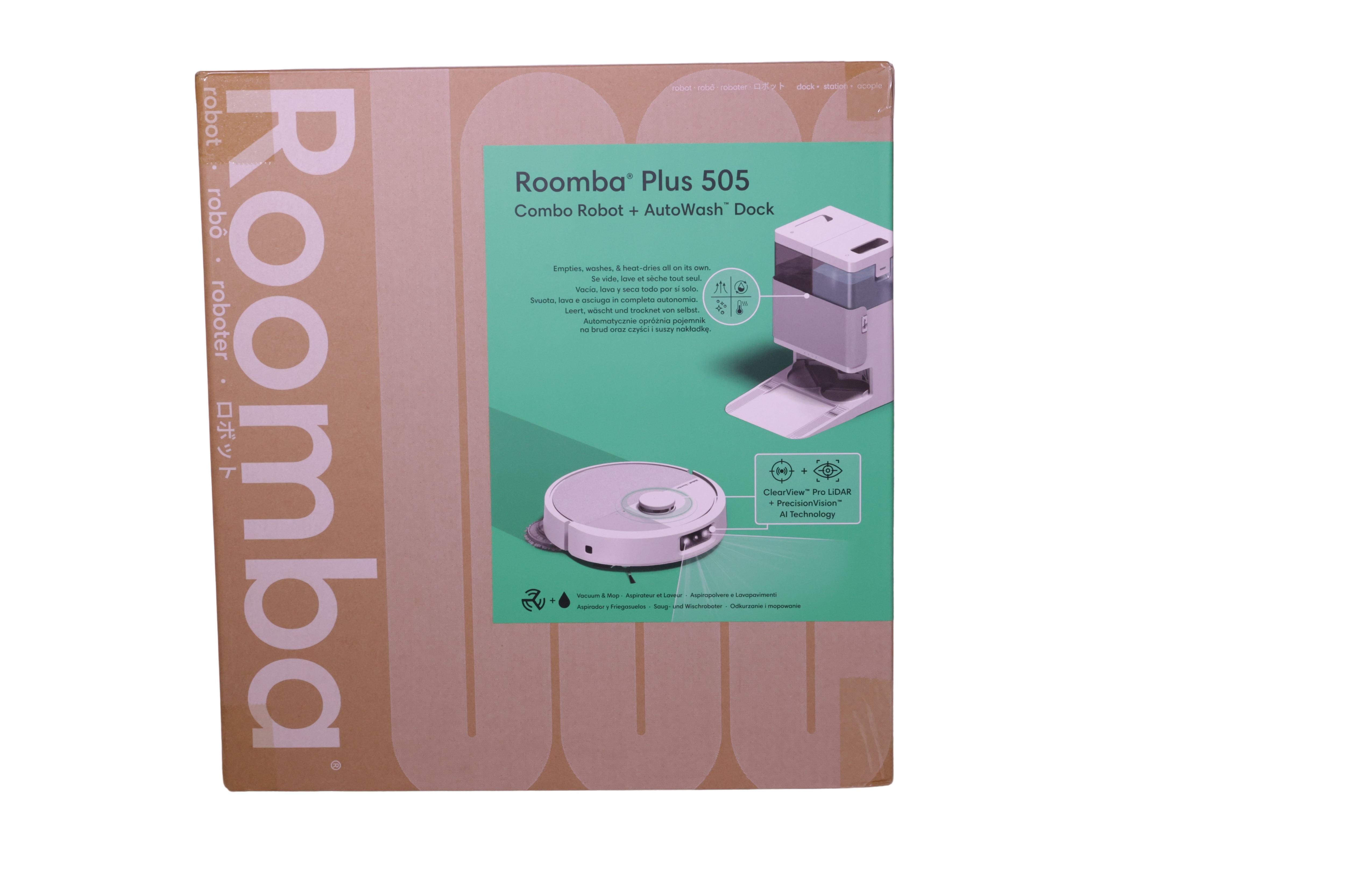 iRobot Roomba Plus 505 Combo, hvid