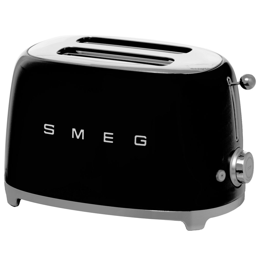 Smeg TSF01BLEU Brødrister 2 skiver sort