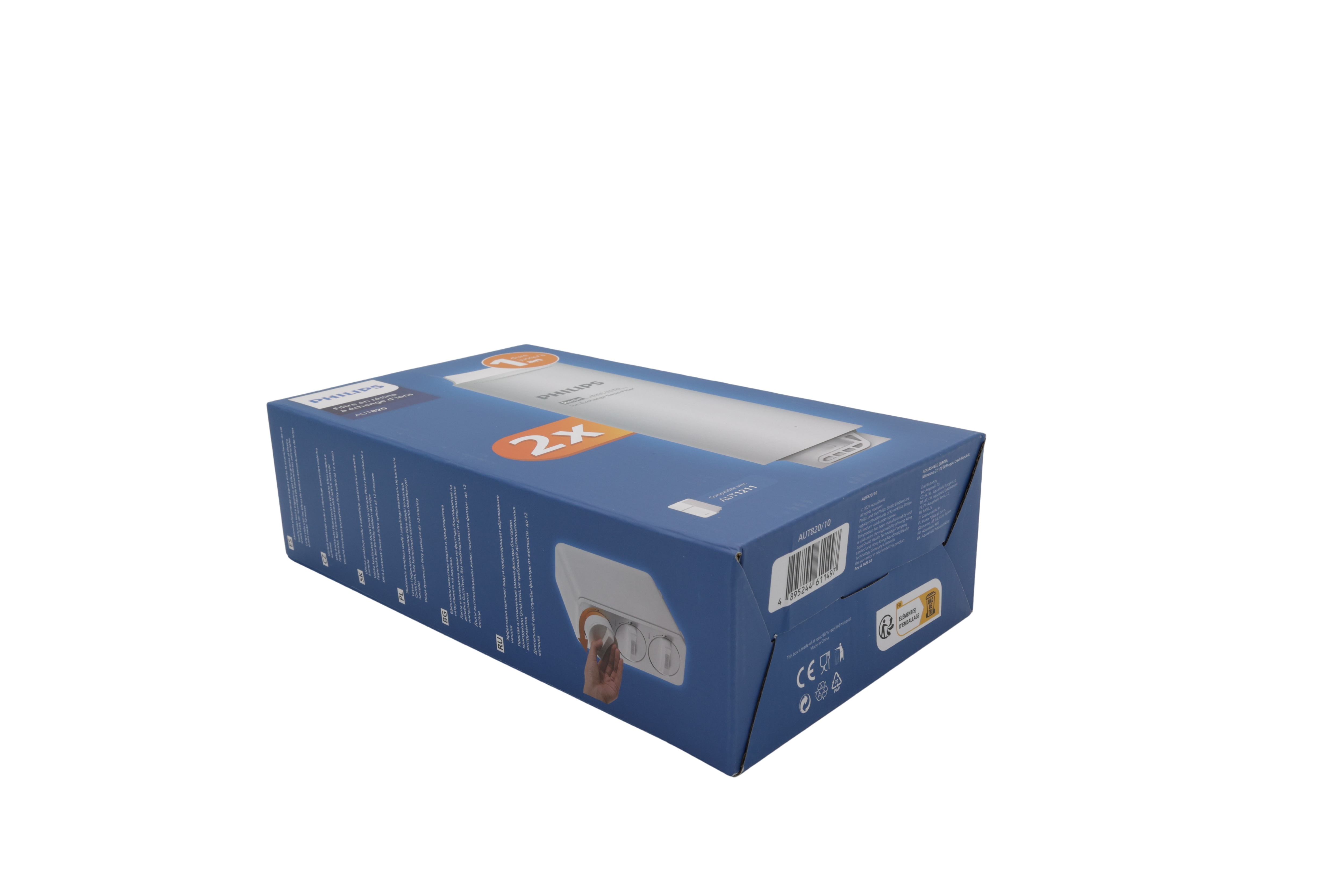 Philips AUT820/10 Udskiftning af harpiksfilter, 2-pak til AUT1211