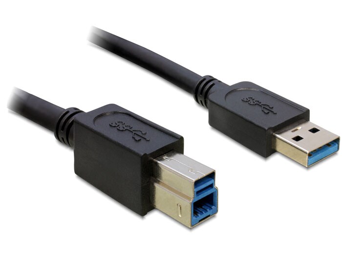 Delock USB 3.0 ekstern hub med 4 porte og strømforsyning
