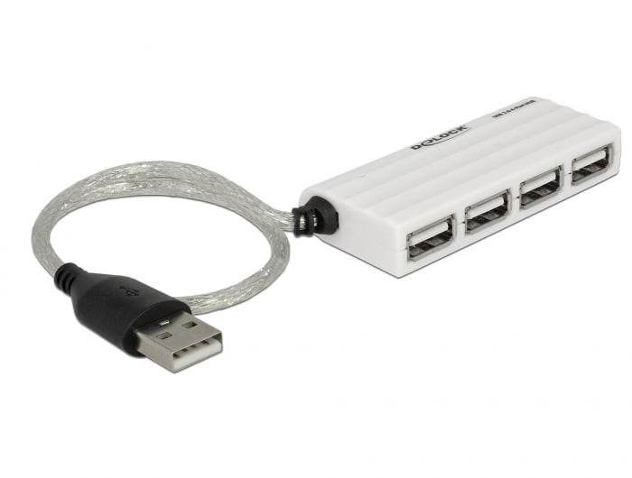 Delock USB 2.0 ekstern hub med 4 porte