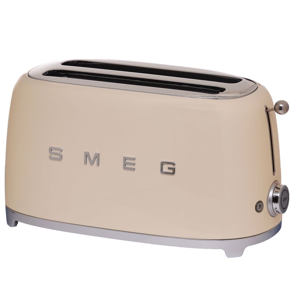Smeg TSF02CREU Brødrister 4 skiver fløde