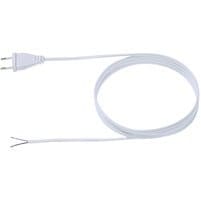 Bachmann forsyningskabel med eurostik i hvid, længde 3 m